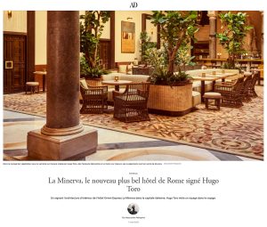 Hôtel La Minerva, le nouveau plus bel hôtel de Rome signé Hugo Toro