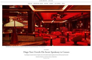 Hugo Toro Unveils His Secret Speakeasy in Cannes