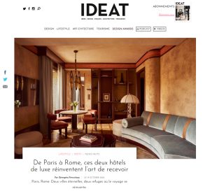 De Paris à Rome, ces deux hôtels de luxe réinventent l’art de recevoir