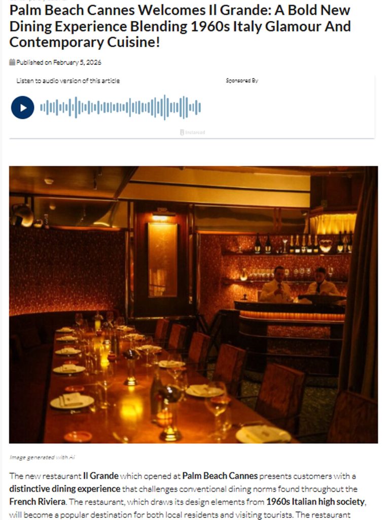 FLASH At Palm Beach Cannes: France’s New Hidden Bar Offering Tourists An Immersive Nightlife Experience!