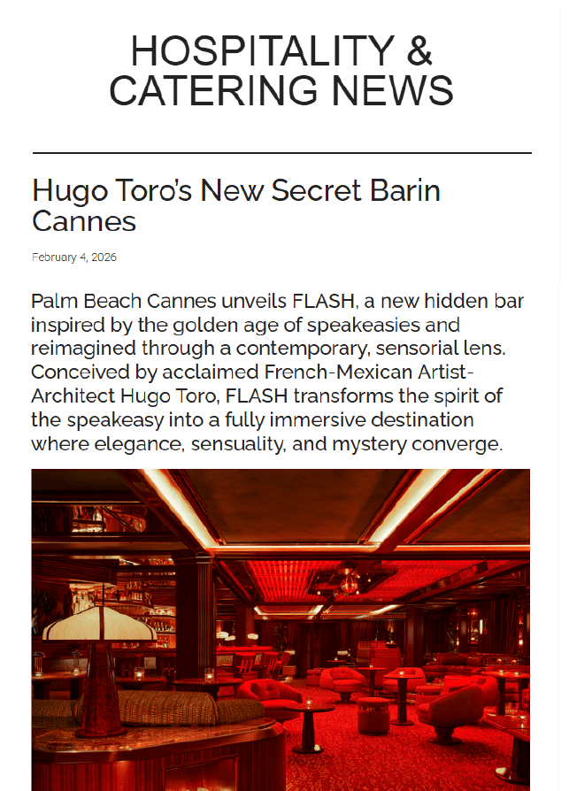 Hugo Toro’s New Secret Barin Cannes